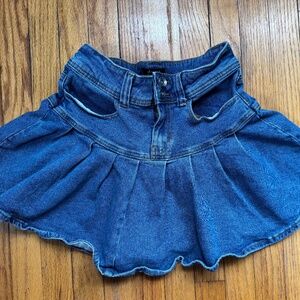 Button up Jean skirt